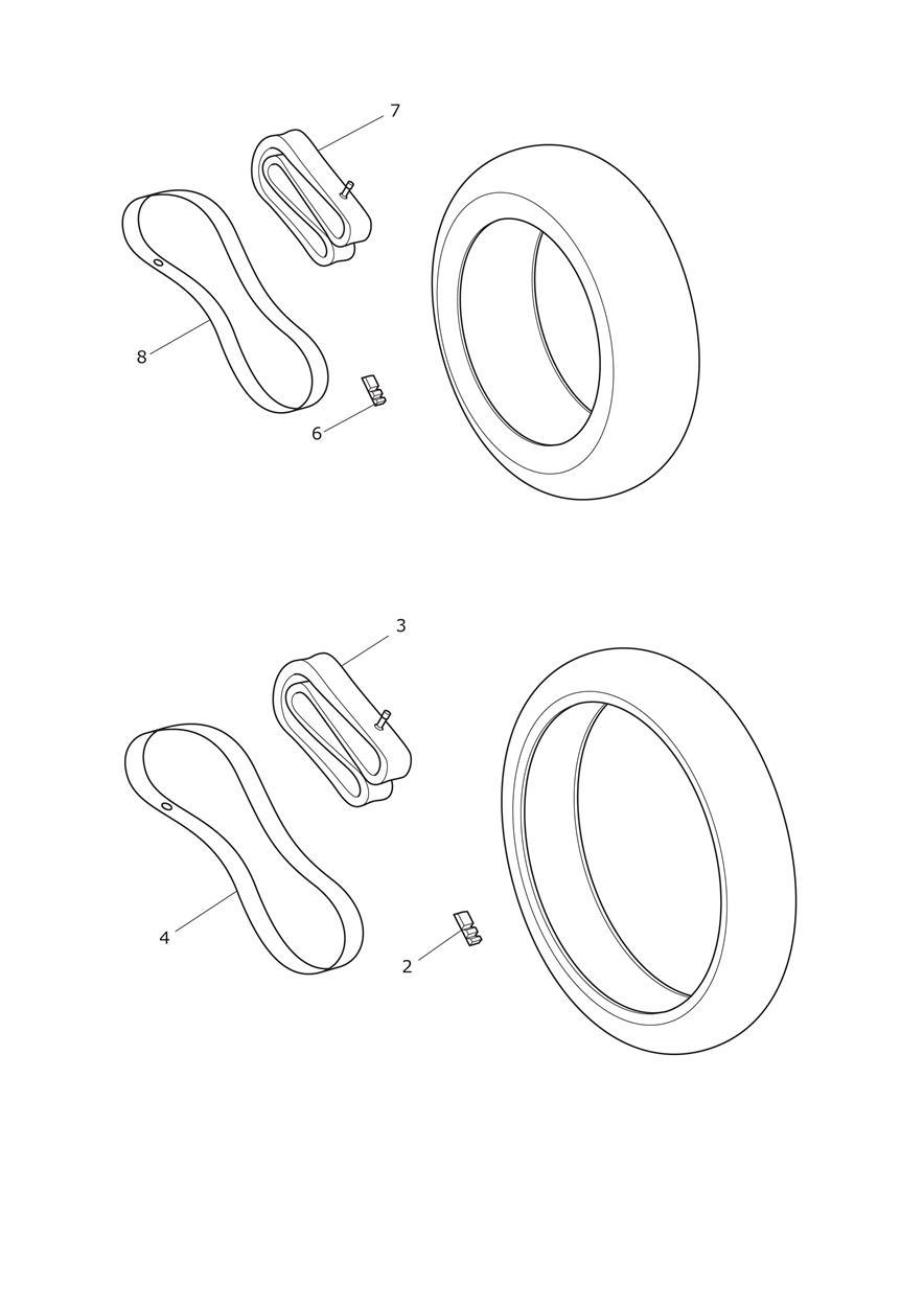 Valves & Balance Weights exploded diagram