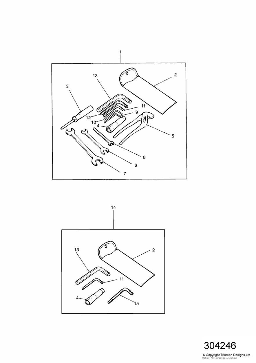 Tool Kit exploded diagram