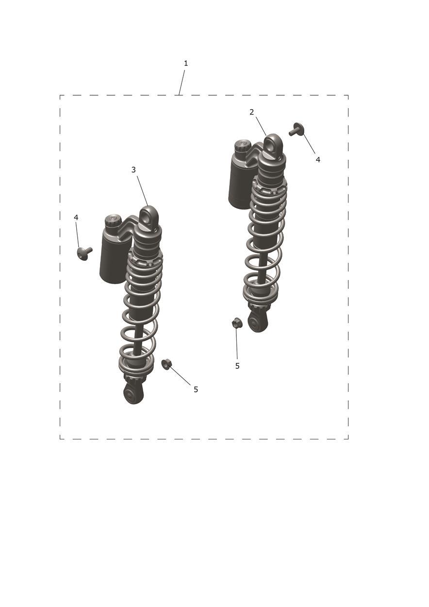 RSU Kit Ohlins exploded diagram
