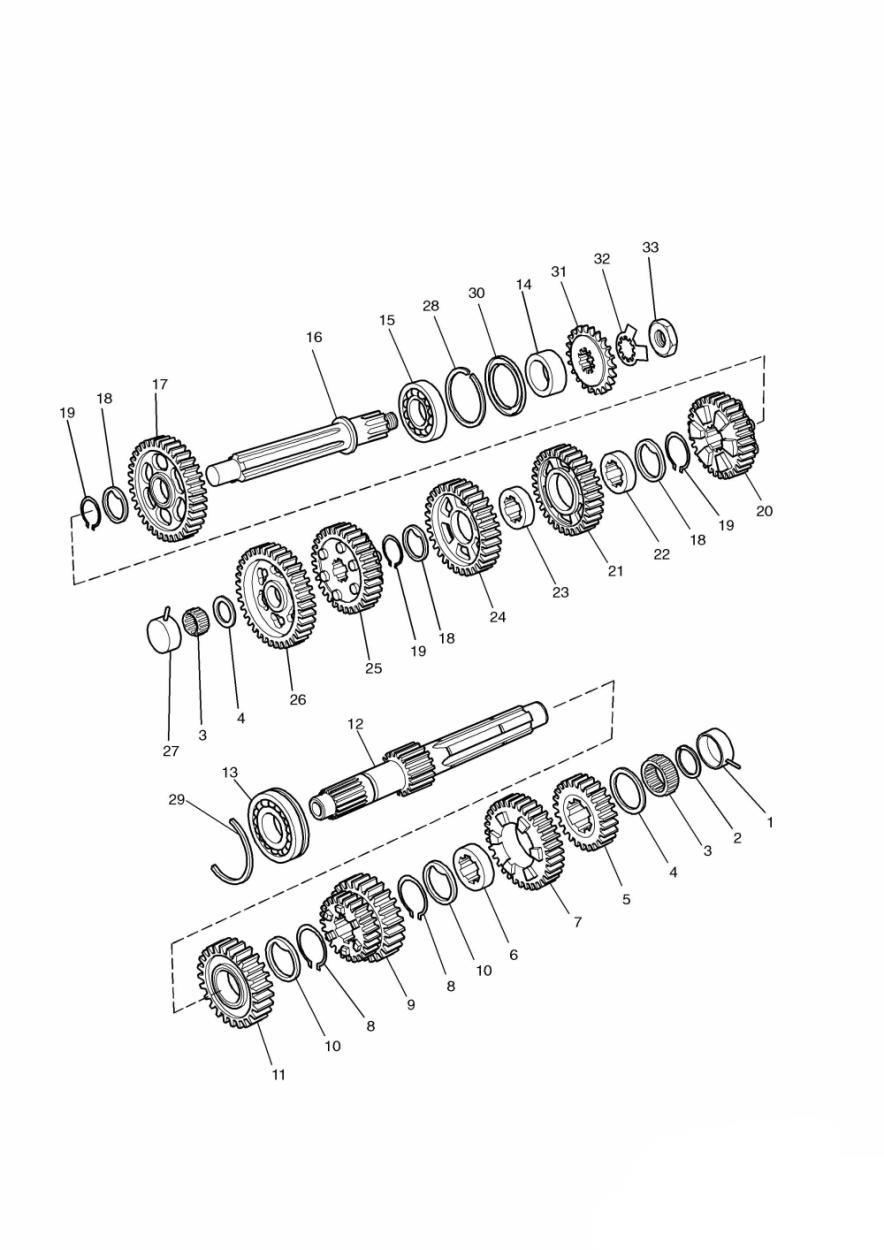 Transmission exploded diagram