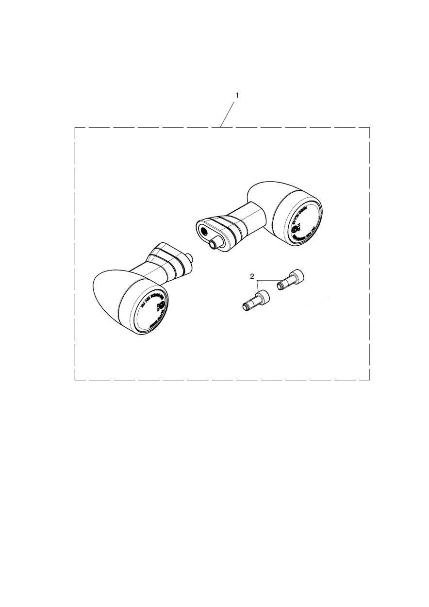 LED Indicator Kit, D40, Short, 250 Lead exploded diagram