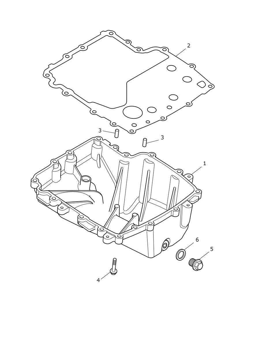 Sump exploded diagram