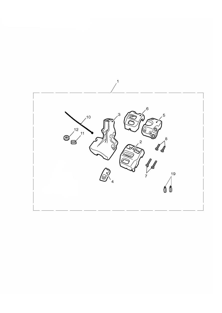 Housing Switch Kit exploded diagram