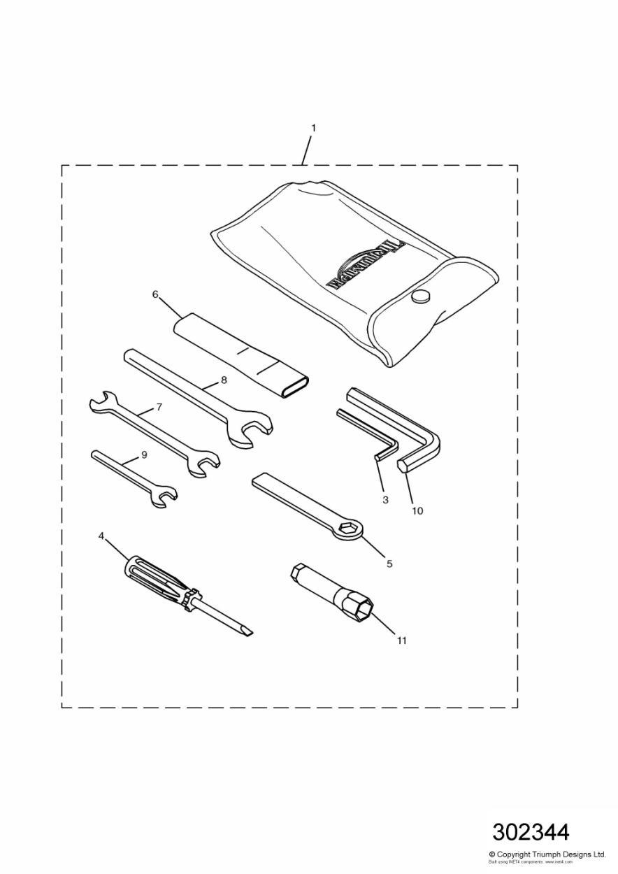 Tool Kit exploded diagram