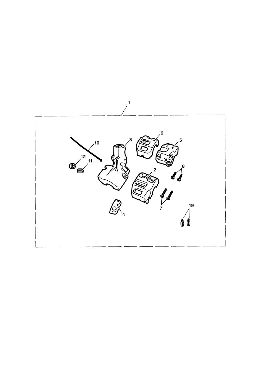Housing, Switch, Kit, Chrome exploded diagram