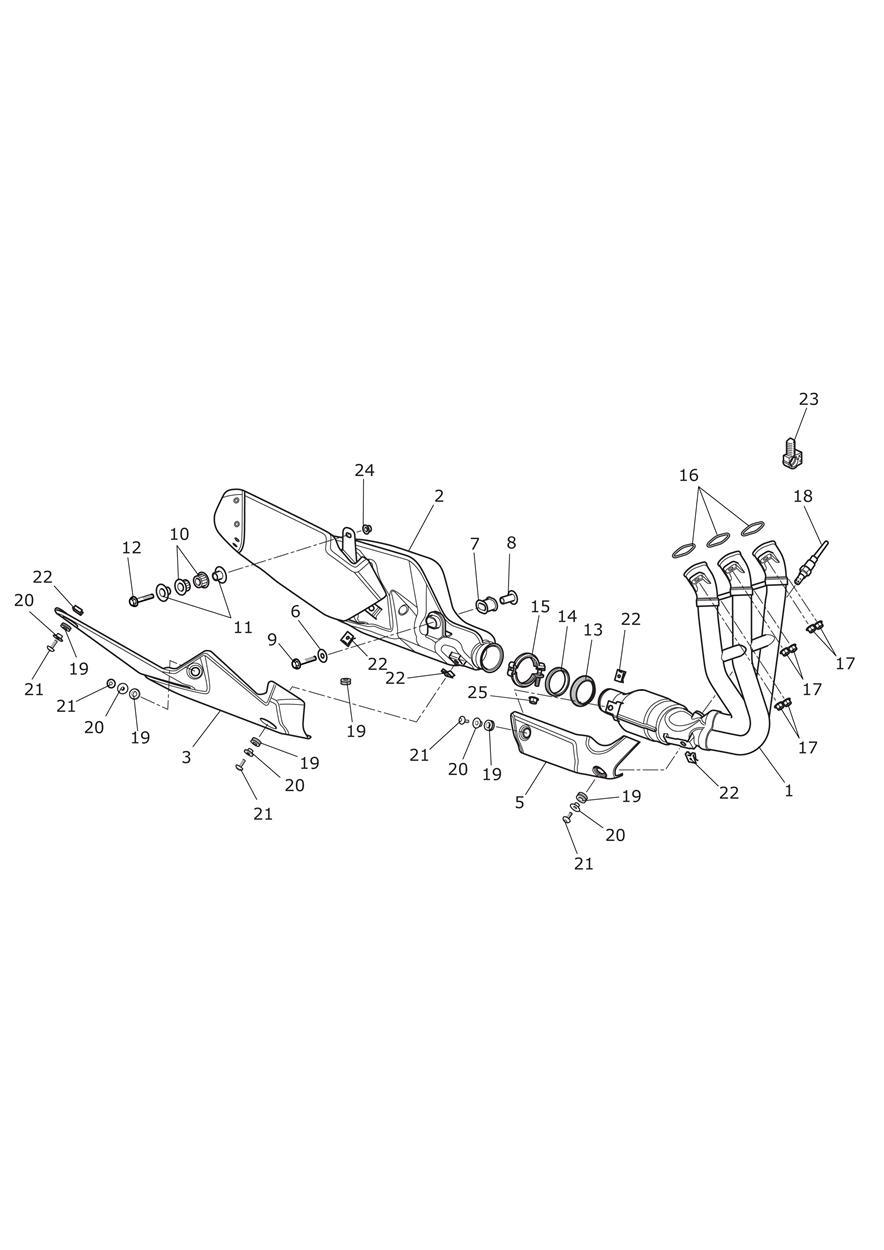 Exhaust System exploded diagram