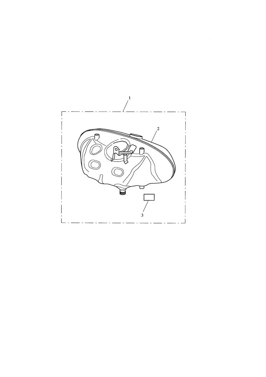 Oil Tank, Chrome exploded diagram