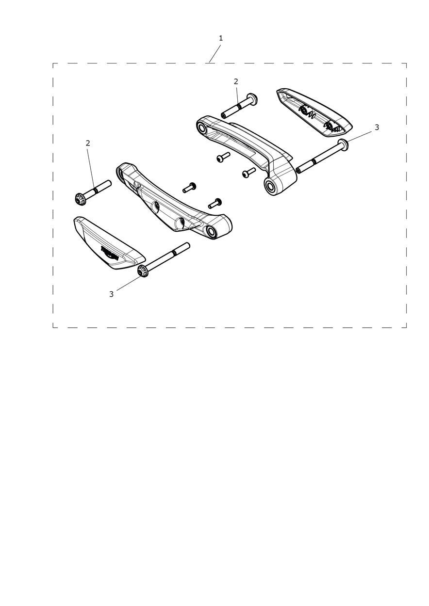 Frame Protector Kit exploded diagram