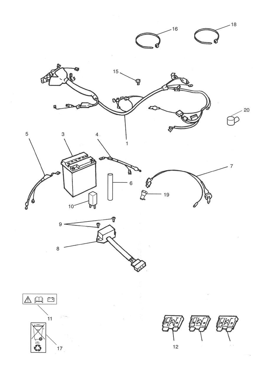 Electrical Equipment exploded diagram