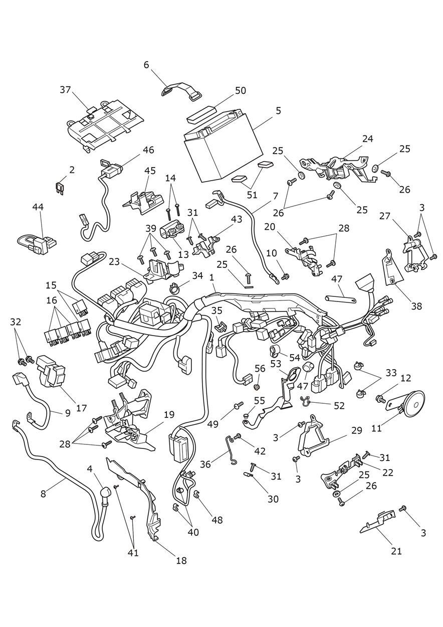 Electrical Equipment exploded diagram