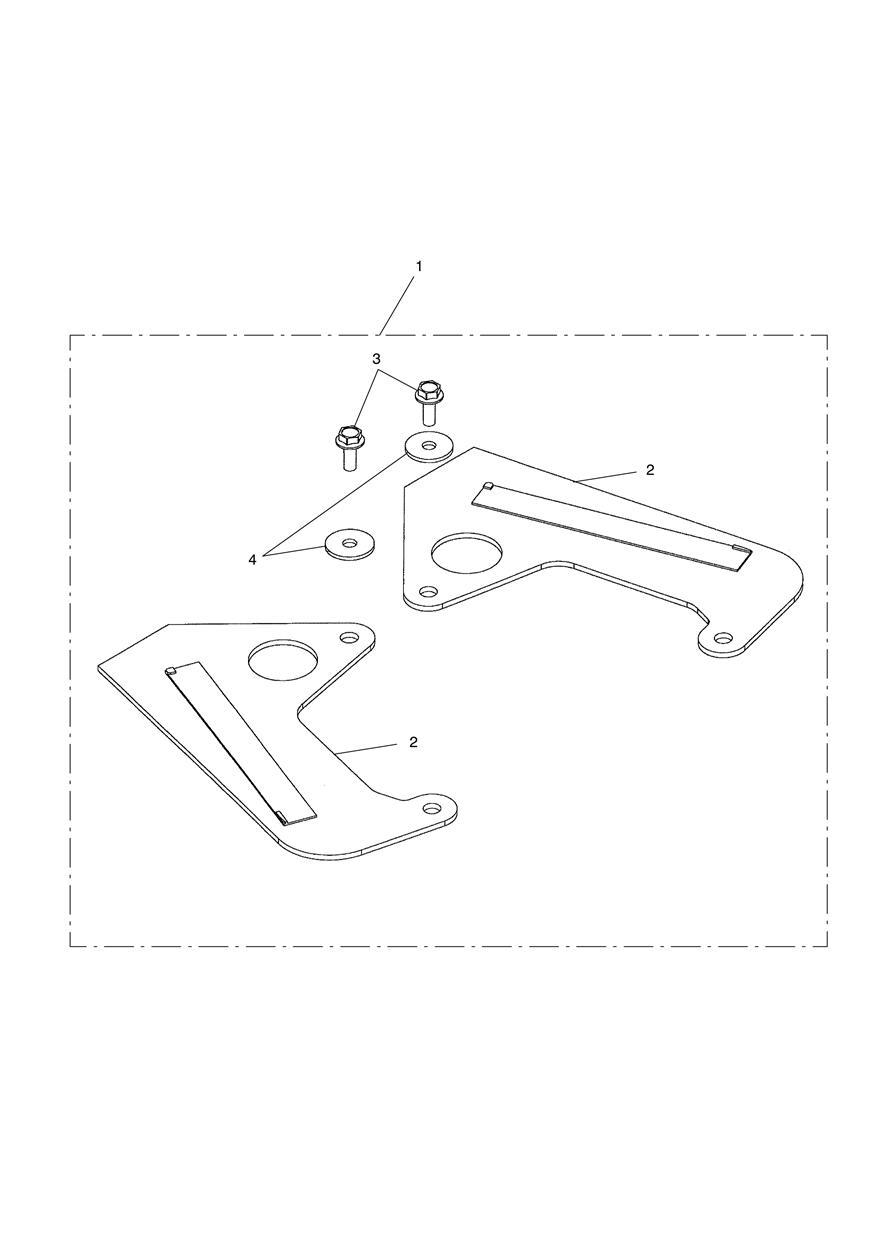 Harness, Tailpack, Twinseat exploded diagram