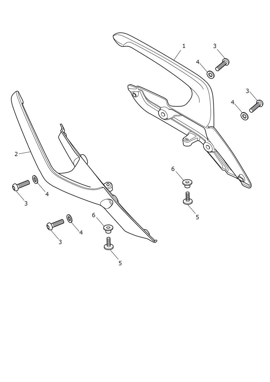 Grab Handles - India Only exploded diagram