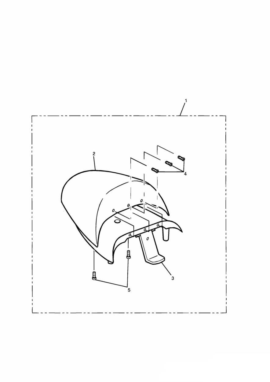 Seat Cowl exploded diagram