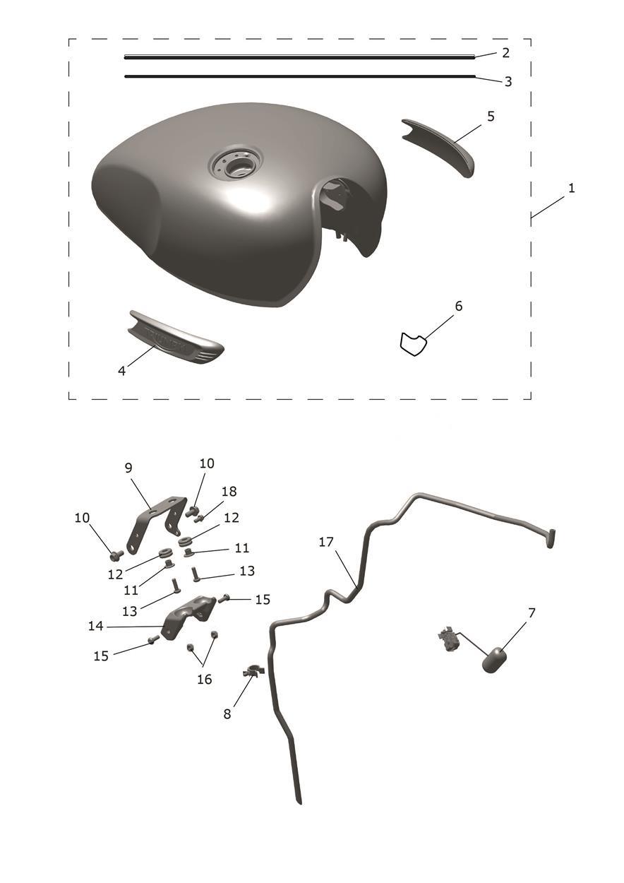 Fuel Tank exploded diagram