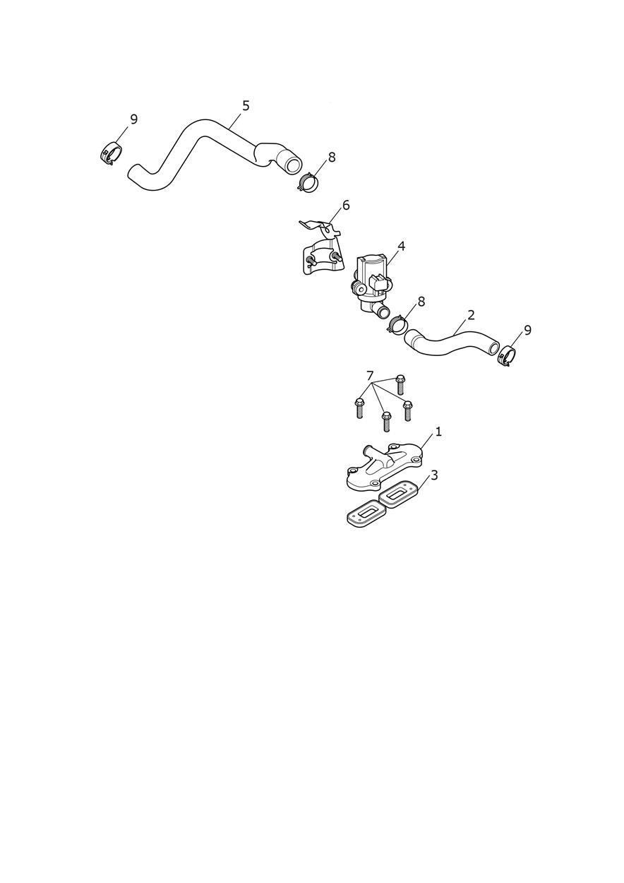 Emissions Control exploded diagram
