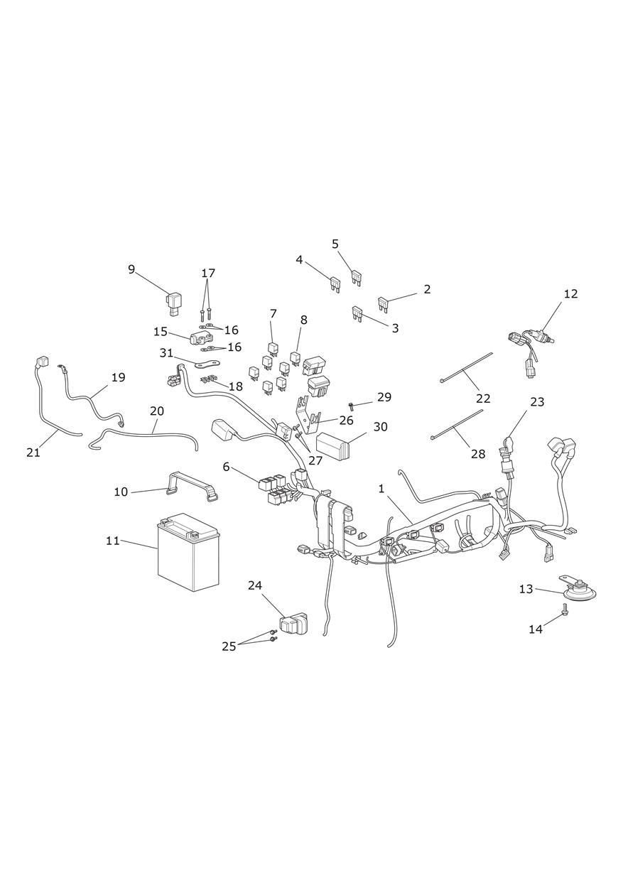 Electrical Equipment exploded diagram