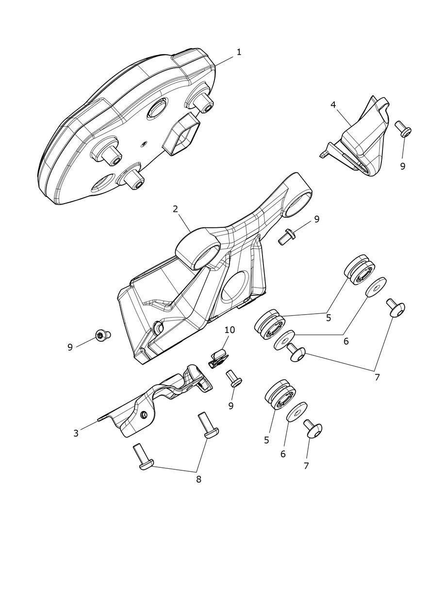 Instruments exploded diagram