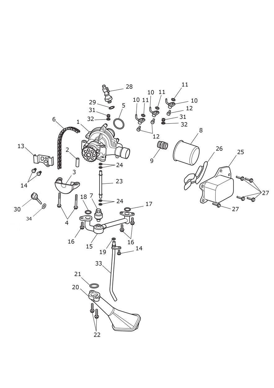 Oil Pump Drive exploded diagram