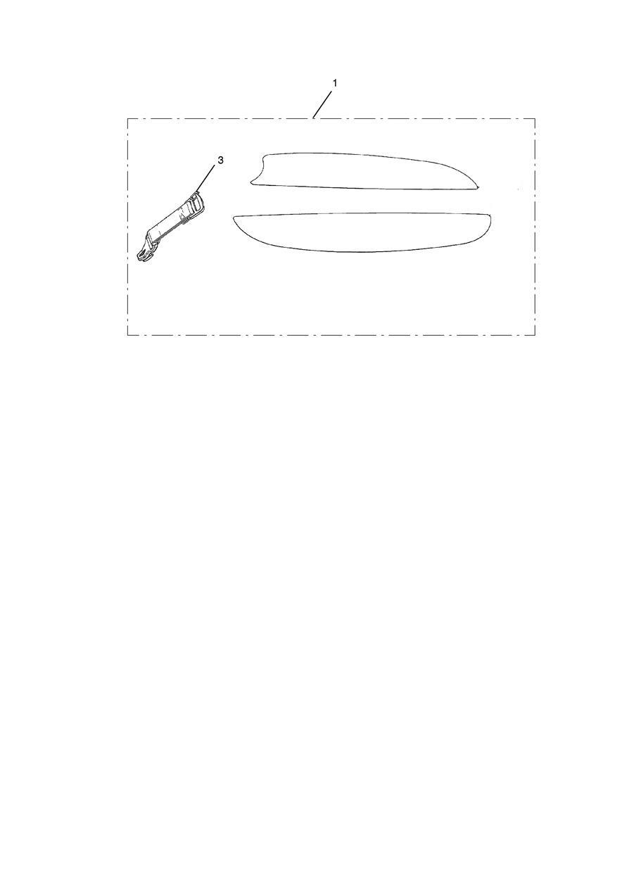 Tank Bag Strap Kit exploded diagram