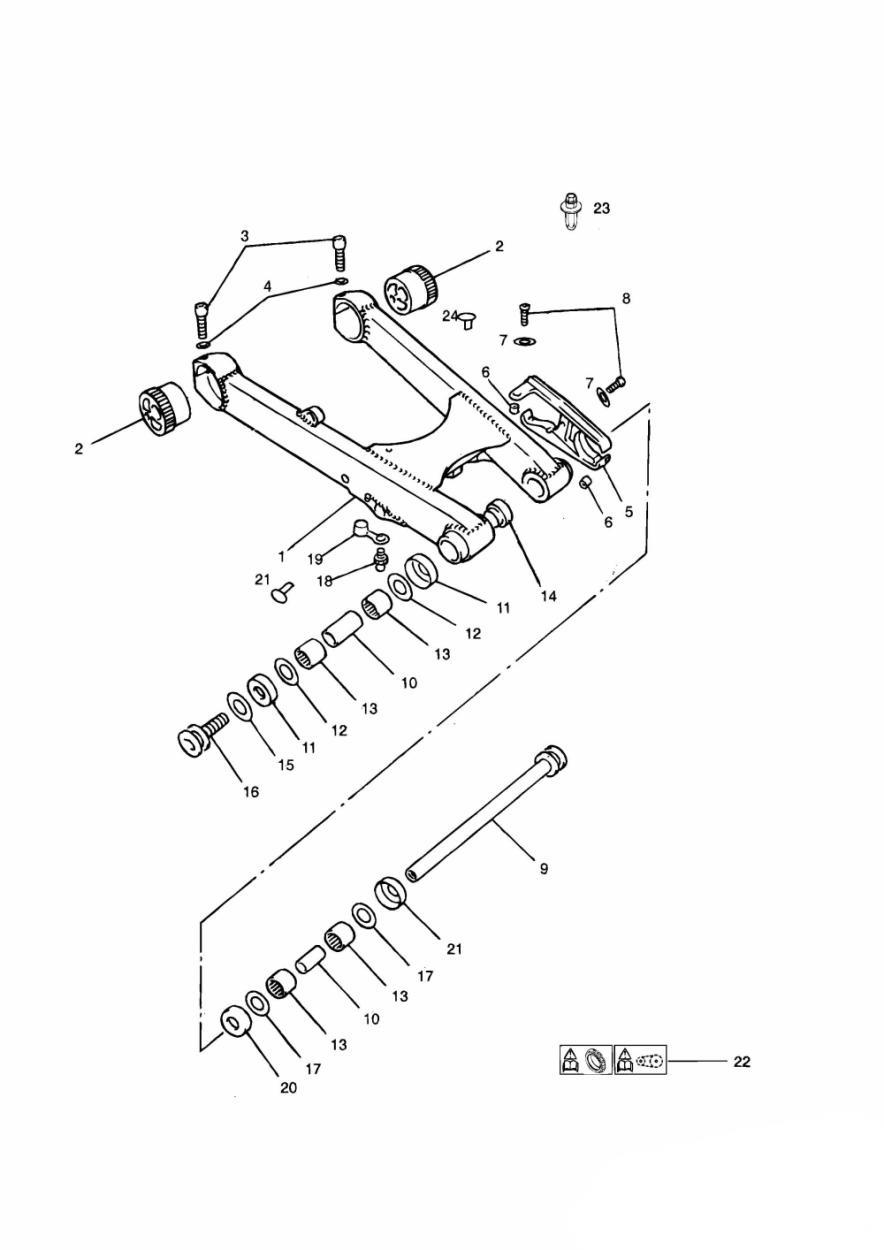 Swinging Arm exploded diagram