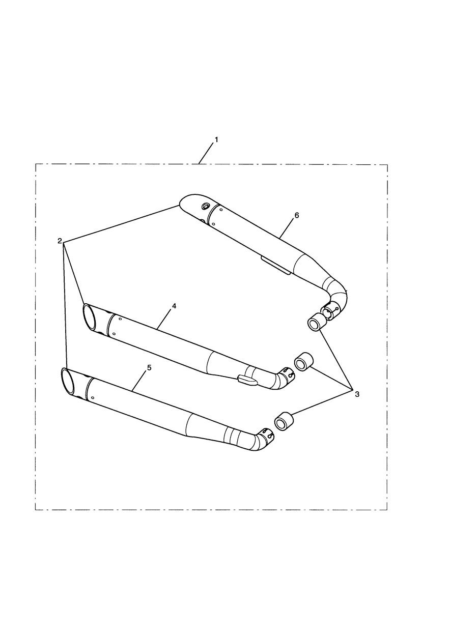 Silencer Kit Stage 1 exploded diagram