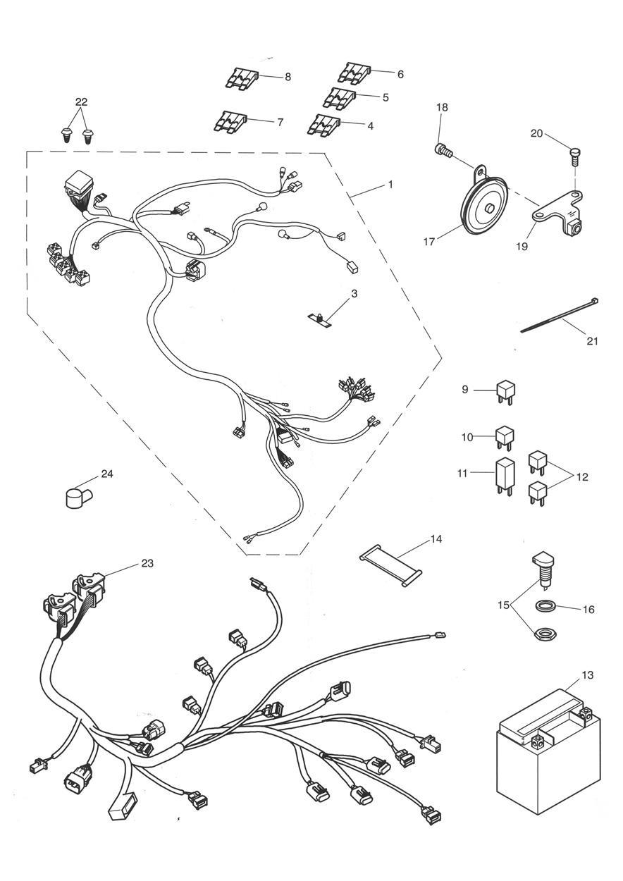 Electrical Equipment exploded diagram
