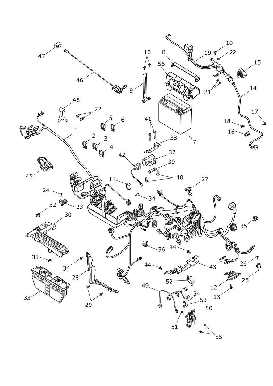 Electrical Equipment exploded diagram