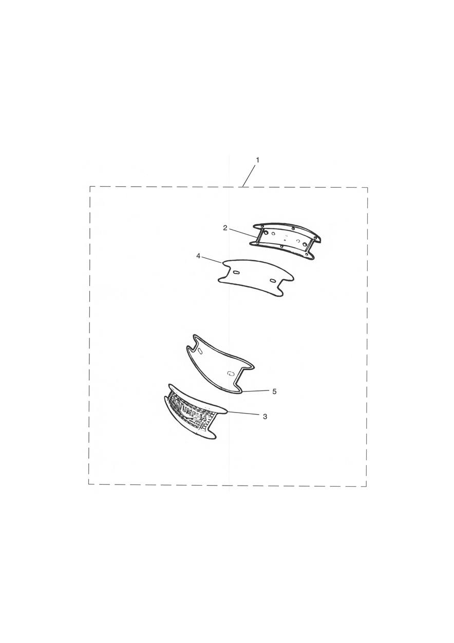 Classic Tank Badge Kit exploded diagram