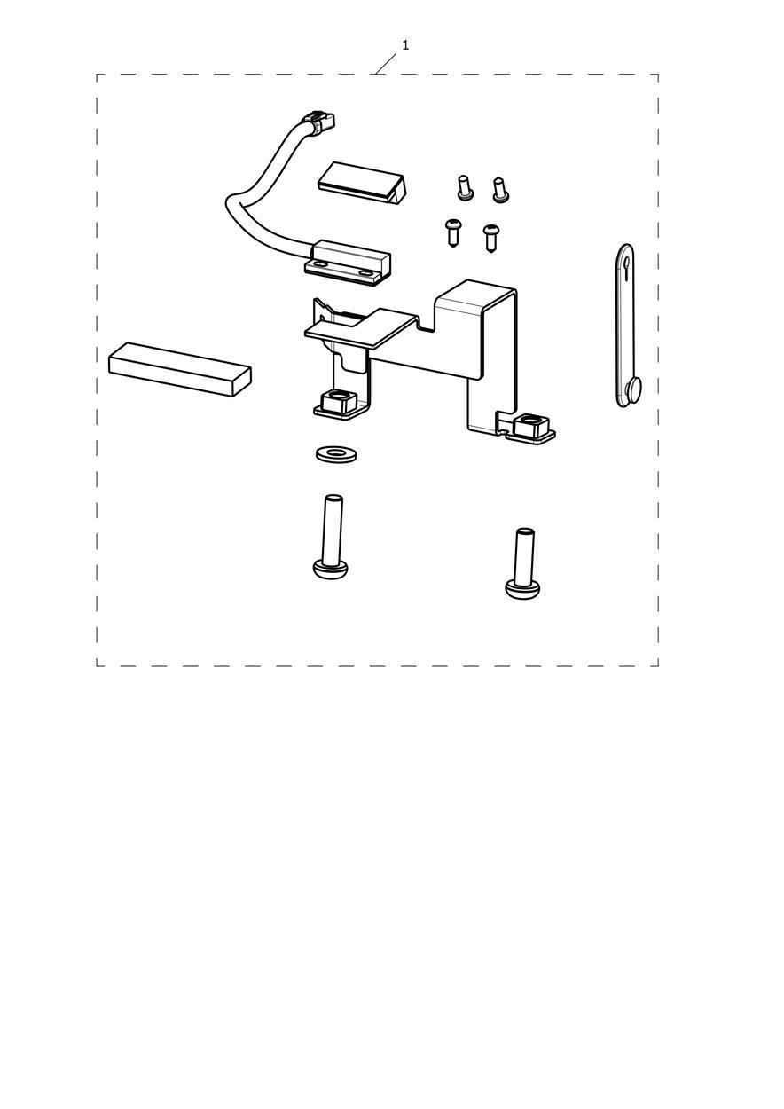 Fitting Kit, Alarm exploded diagram