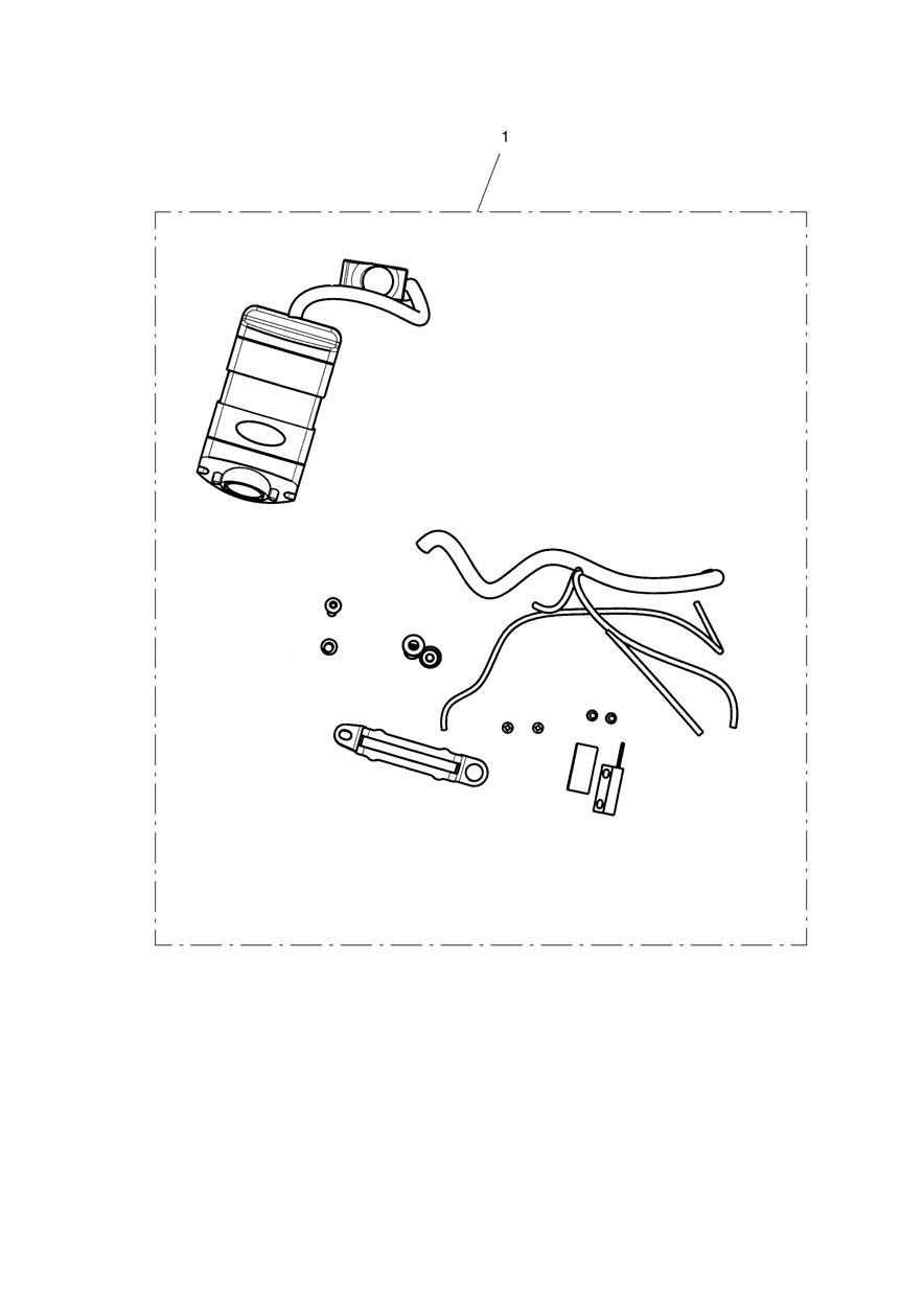 Alarm Kit - Not HK & JP exploded diagram