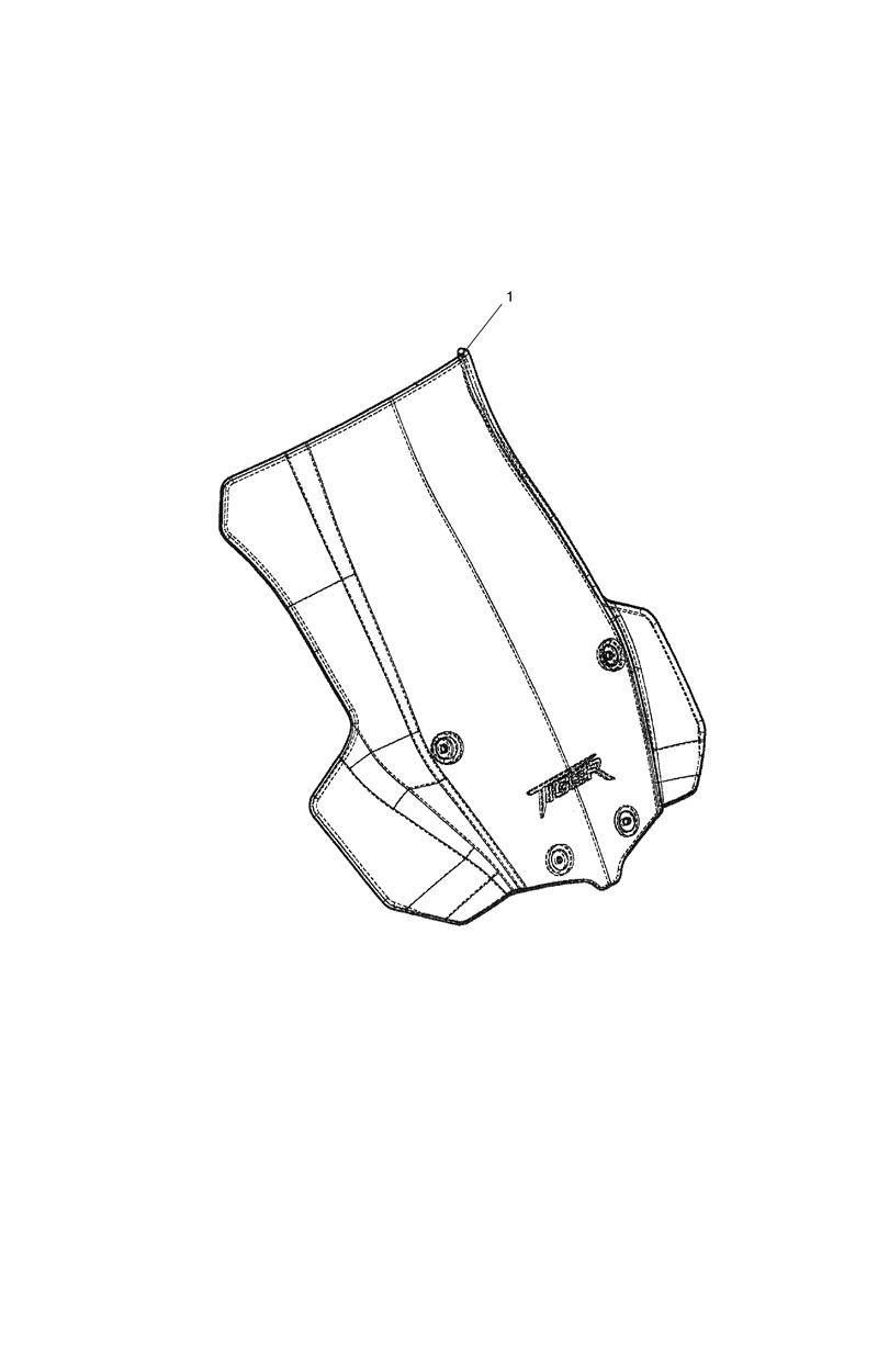 Screen, High, Moulding exploded diagram