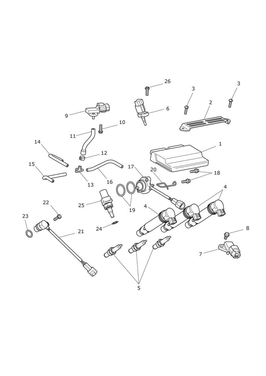 Engine Management System exploded diagram