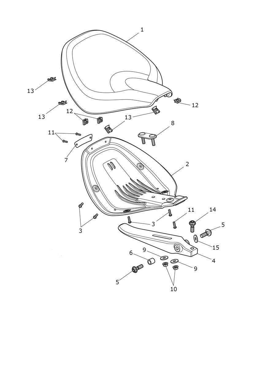 Seat Assembly exploded diagram