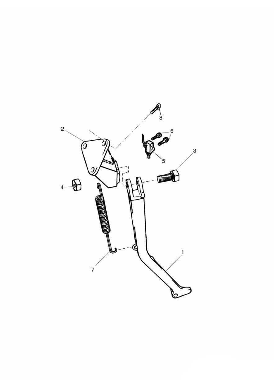 Side Stand exploded diagram
