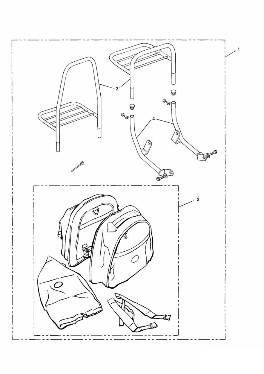Solo Luggage exploded diagram