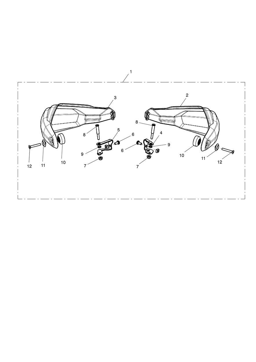 Handguard Kit exploded diagram