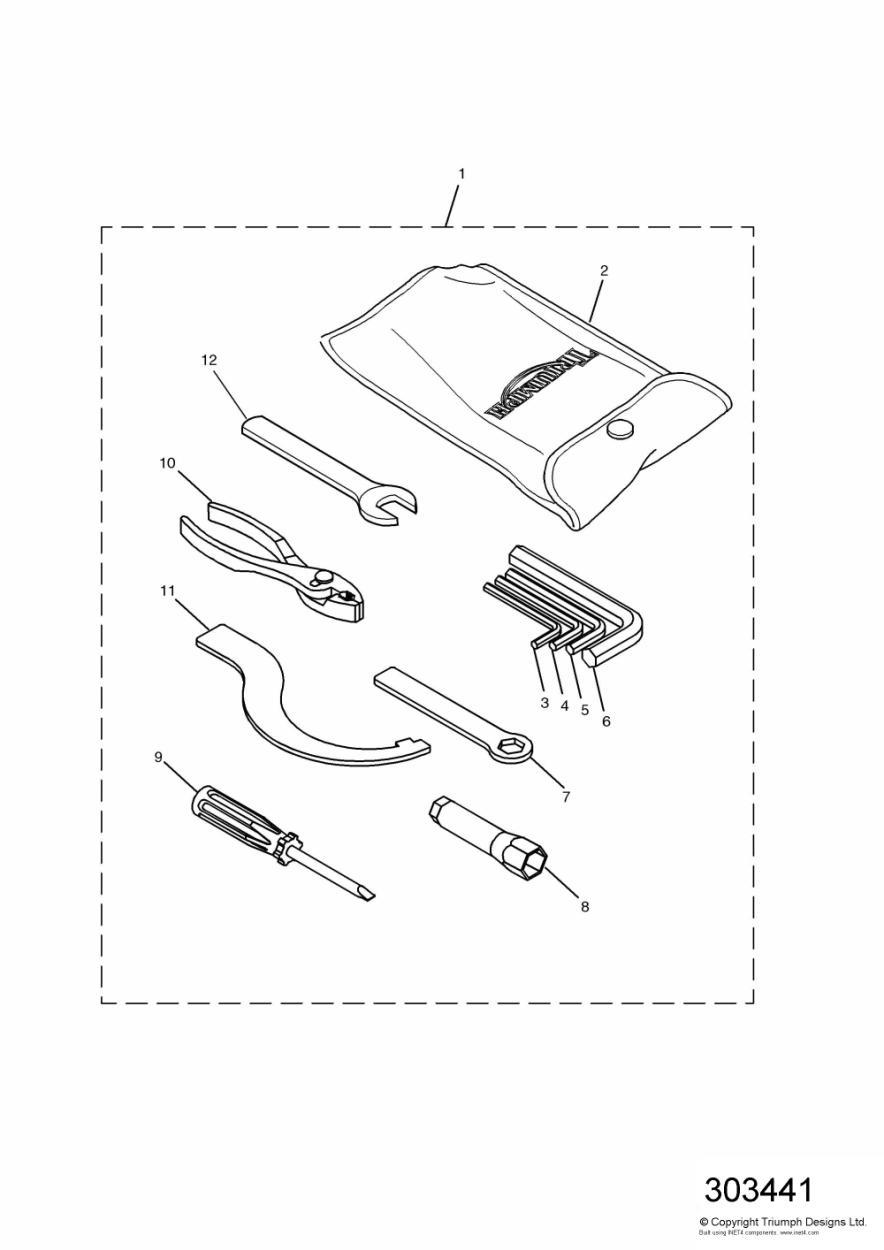 Tool Kit exploded diagram