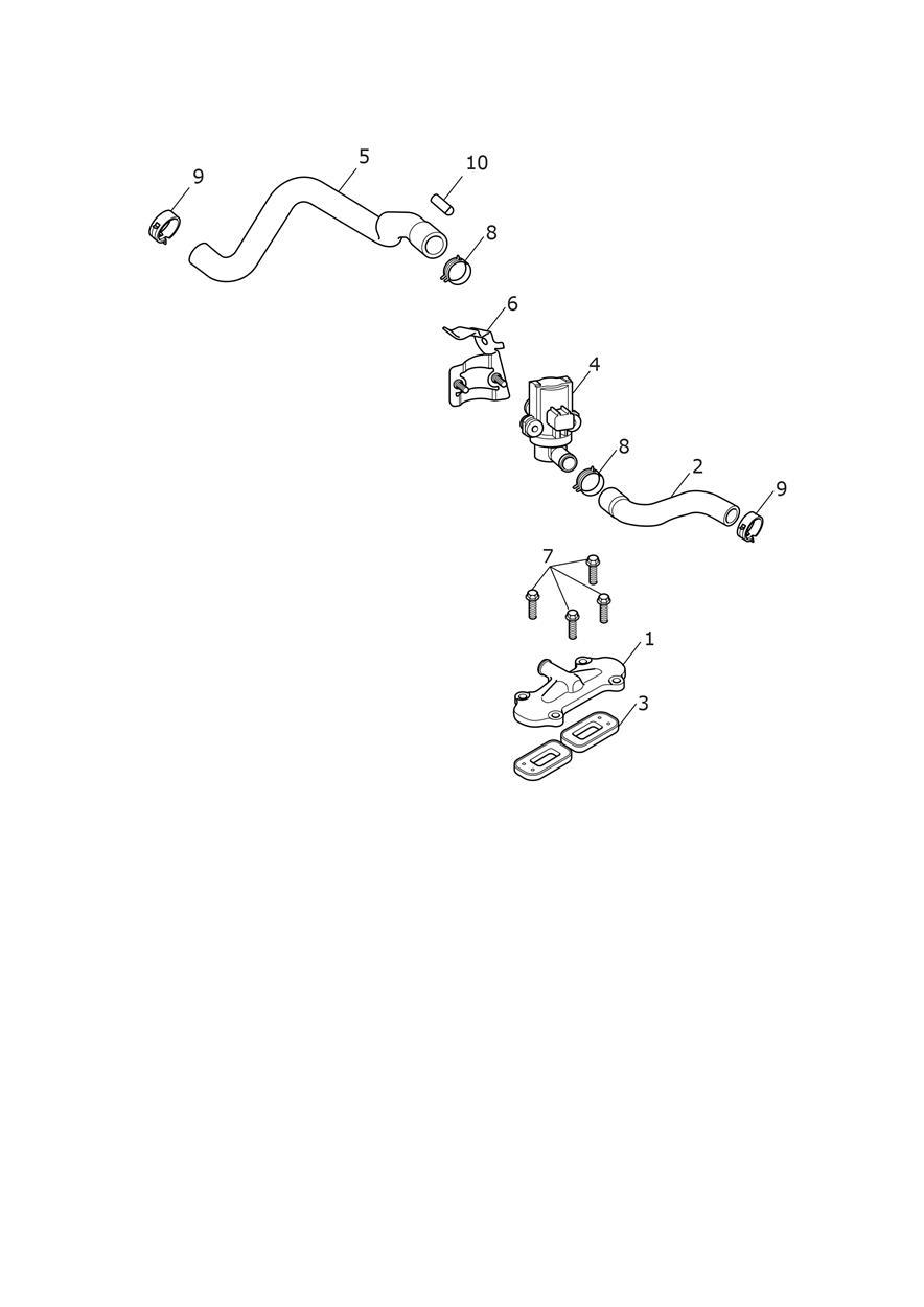 Emissions Control exploded diagram