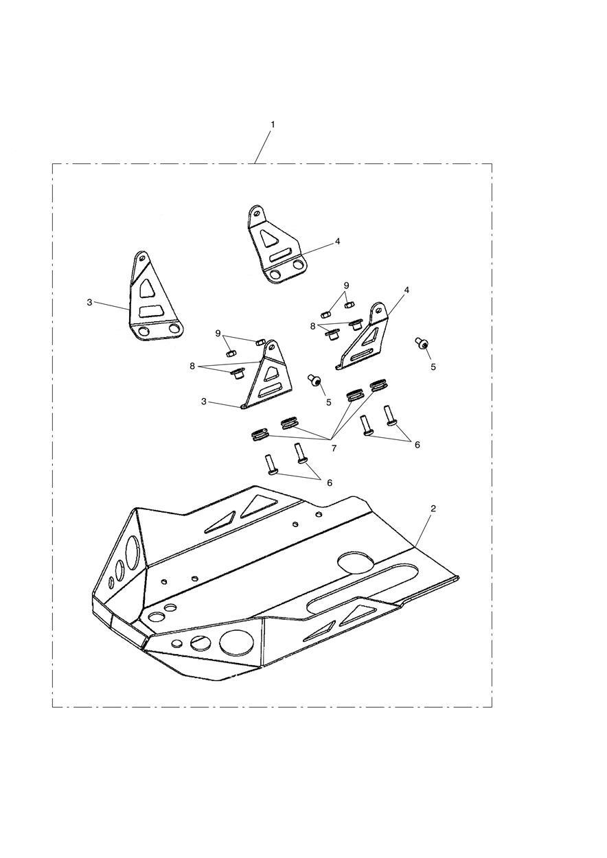 Sump Guard Kit exploded diagram
