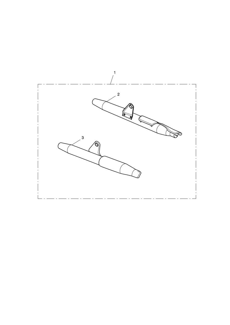 Silencers, Chrome, Pair exploded diagram