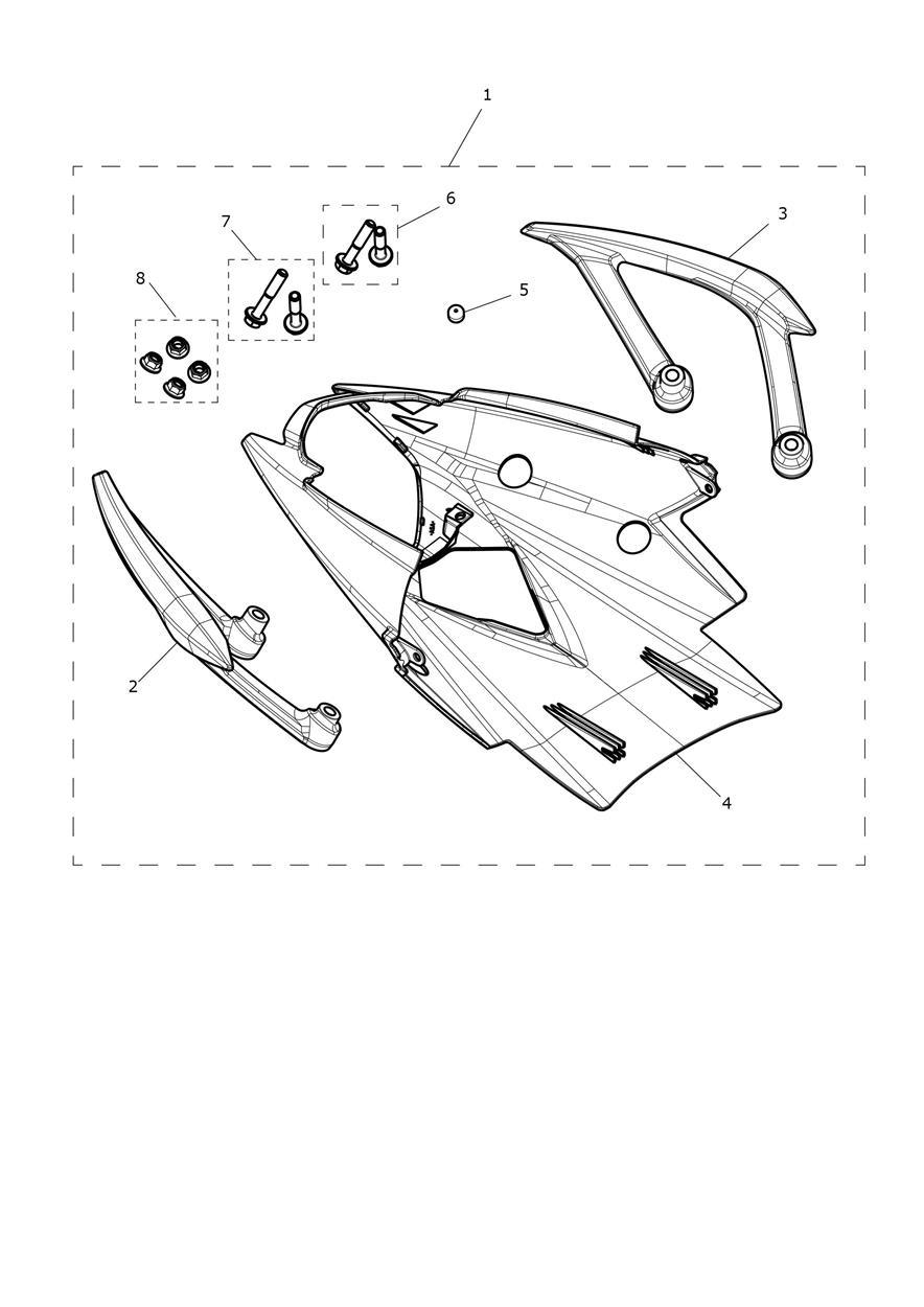 Grab Rail Kit exploded diagram
