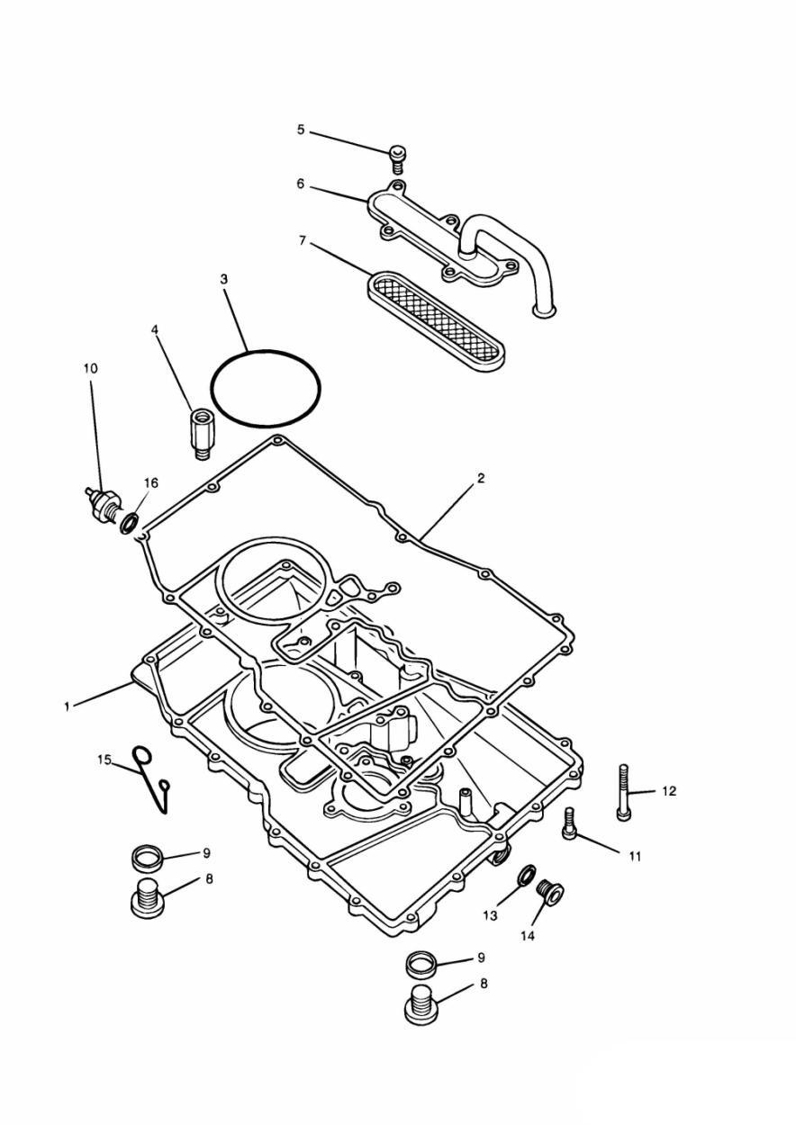 Sump exploded diagram