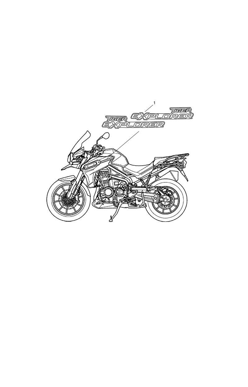 Decals & Badges exploded diagram