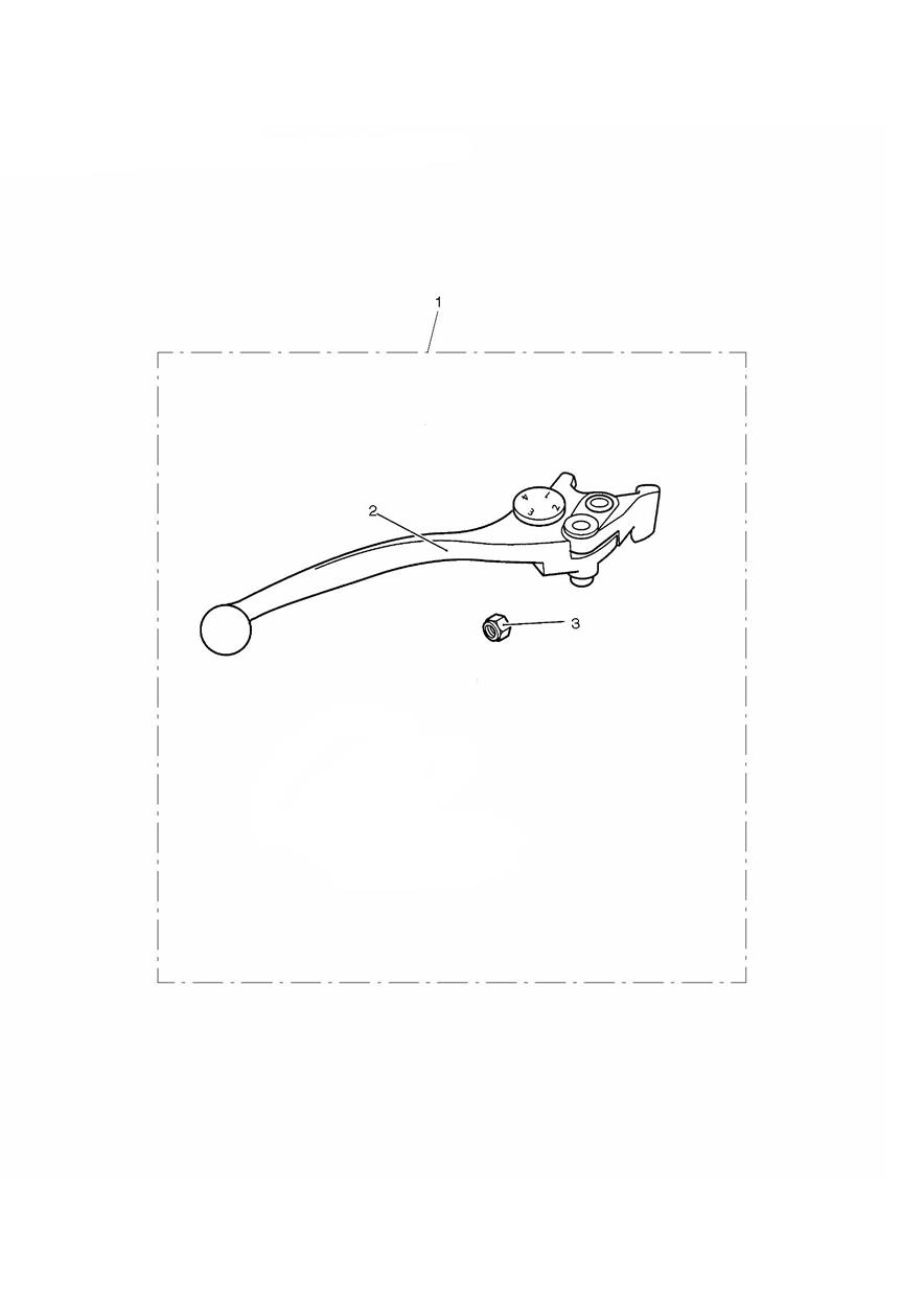 Brake Lever Kit, Adjustable exploded diagram