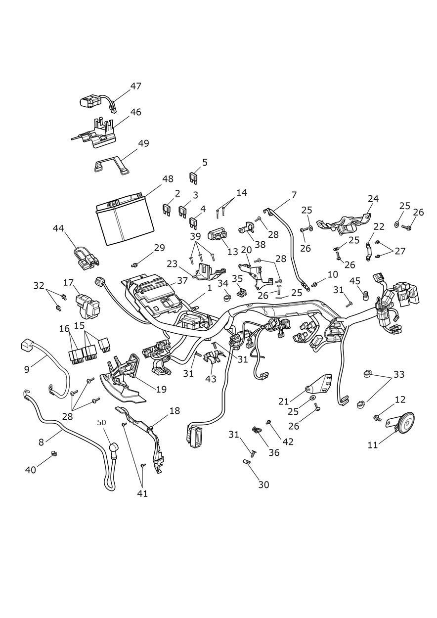 Electrical Equipment exploded diagram