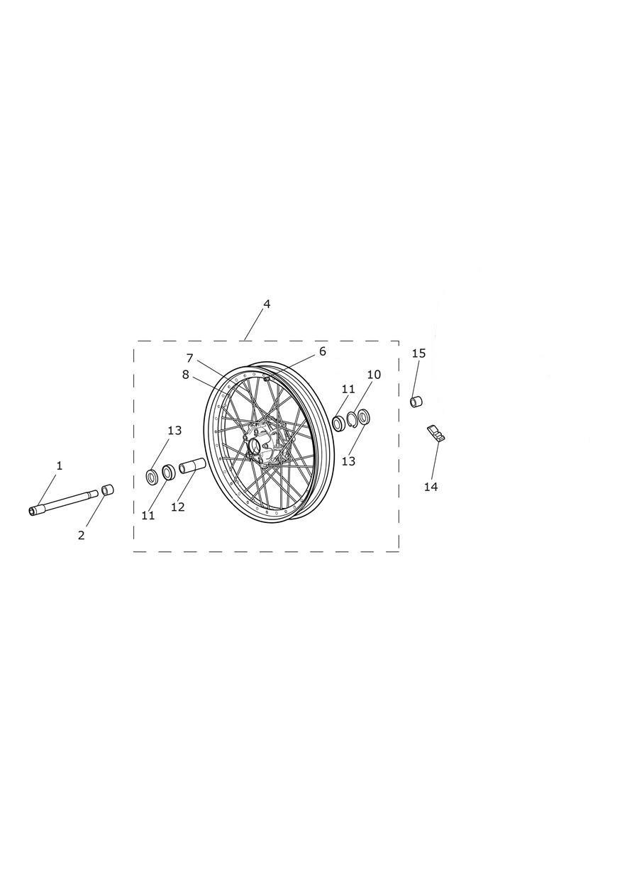 Front Wheel exploded diagram