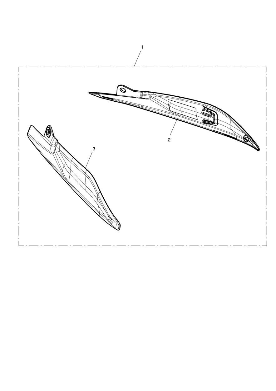Infill, Fuel Tank, Carbon, Kit exploded diagram
