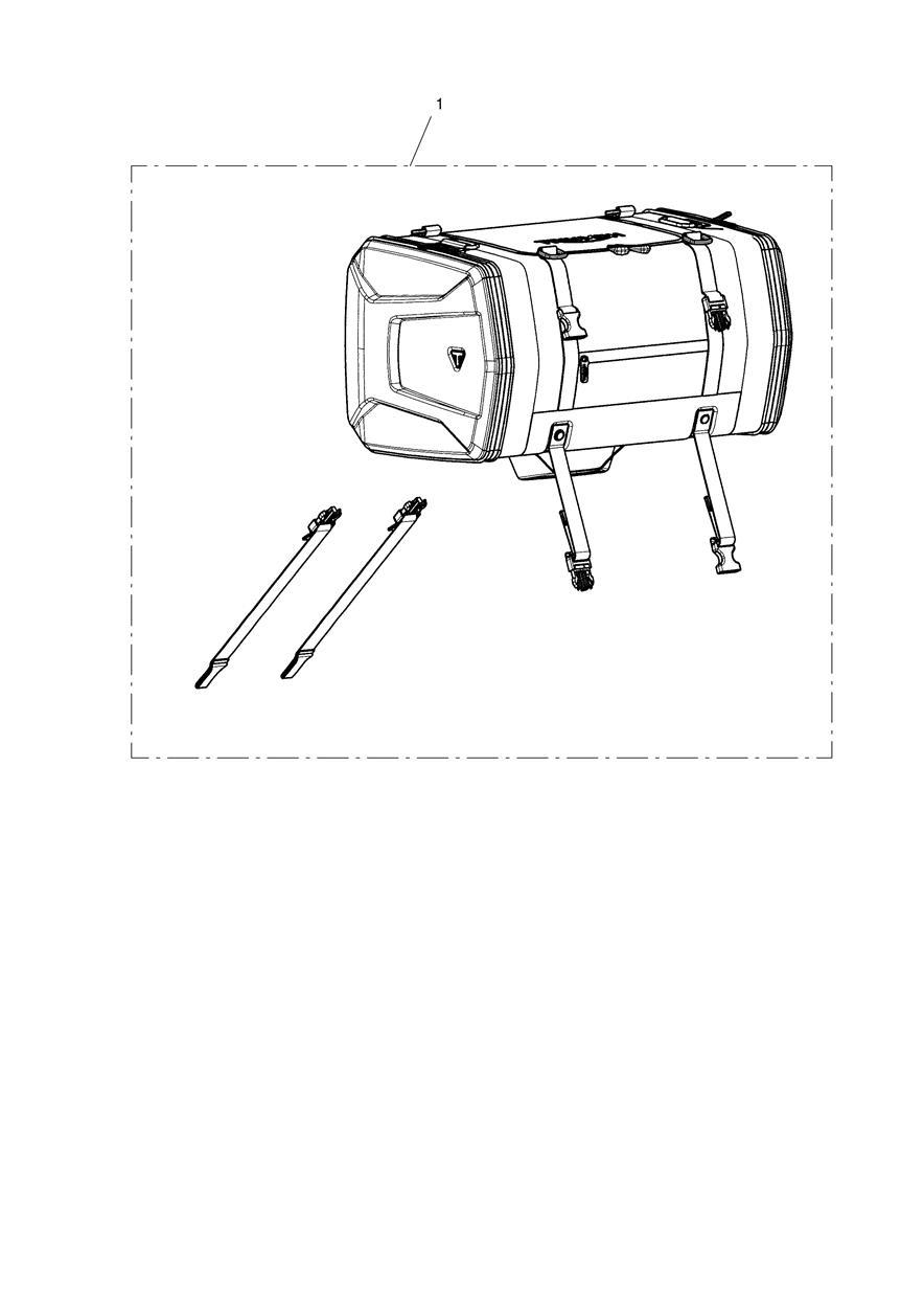 Tail Pack, 45L exploded diagram