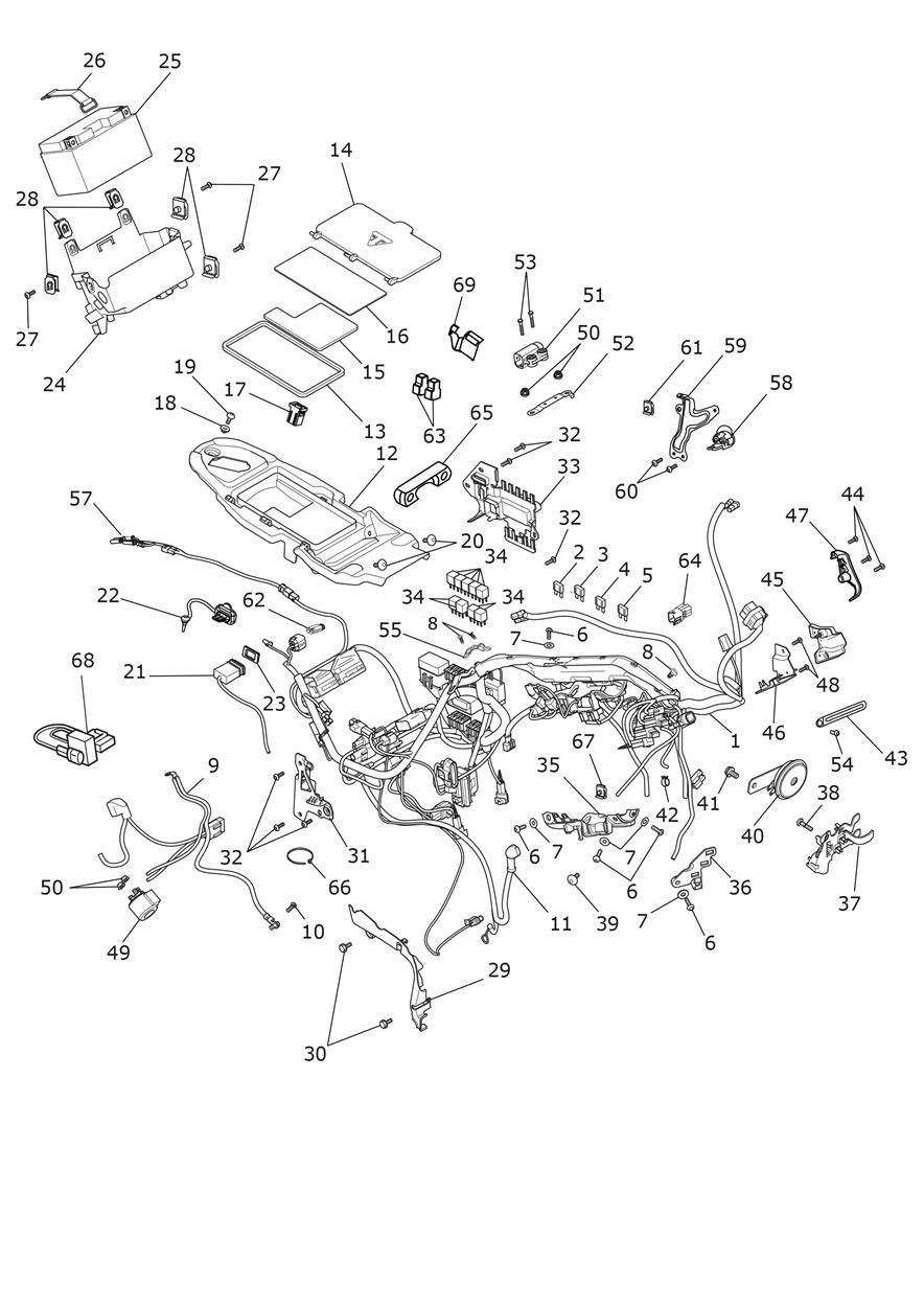 Electrical Equipment exploded diagram
