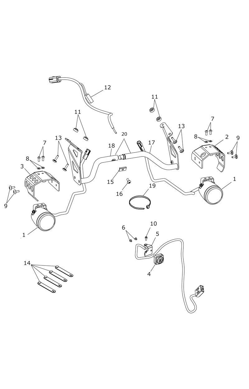 Fog Lamps exploded diagram